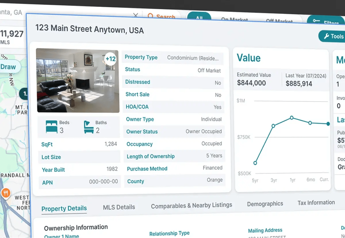 PropStream's Real-time Property Data PropStream's Real-time Property Data