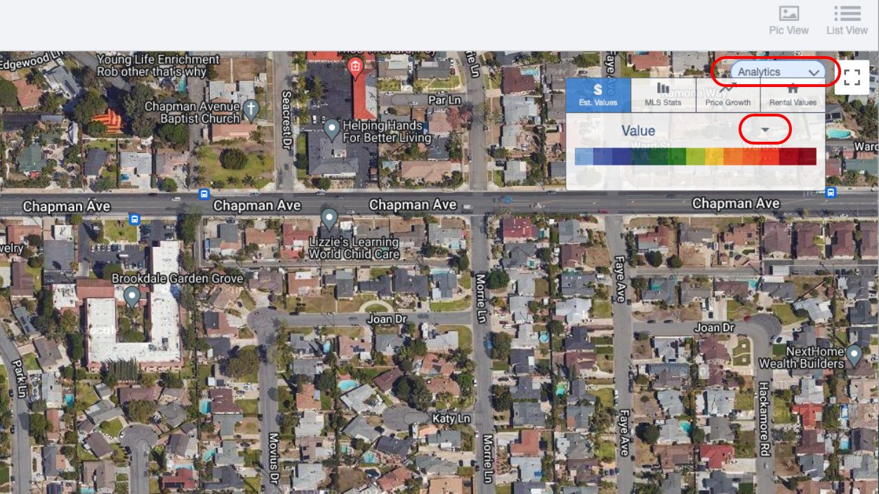 real estate heat map