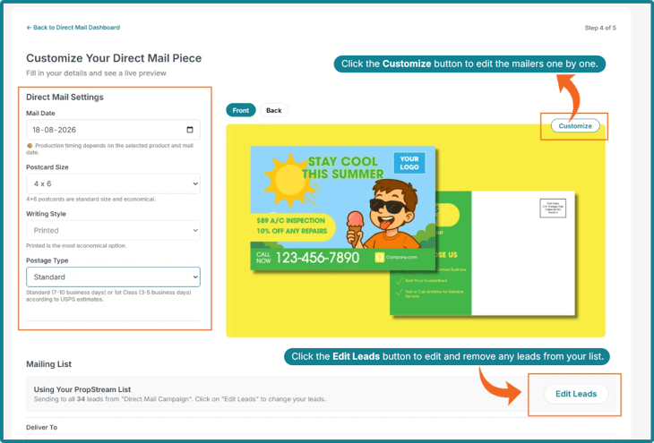 Customize each mailer.