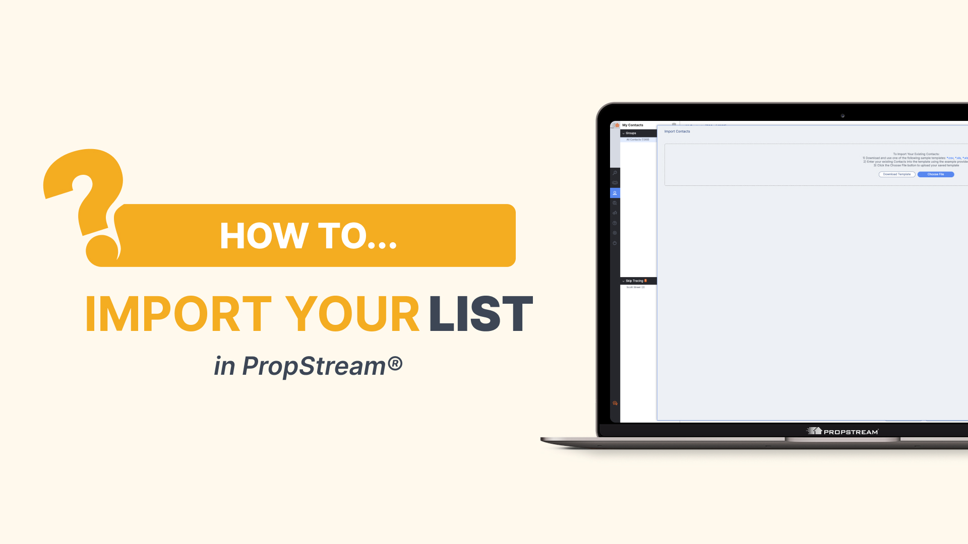 How to Import A List in PropStream