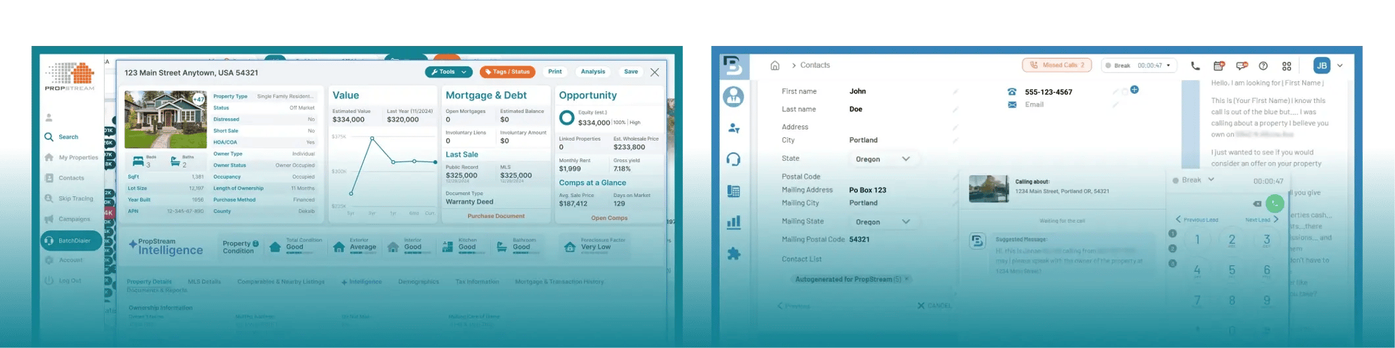 PropStream and BatchDialer now integrated for outbound marketing dominance