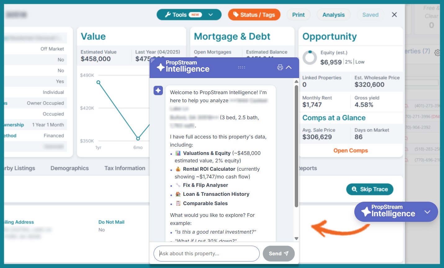 PropStream Intelligence Assistant