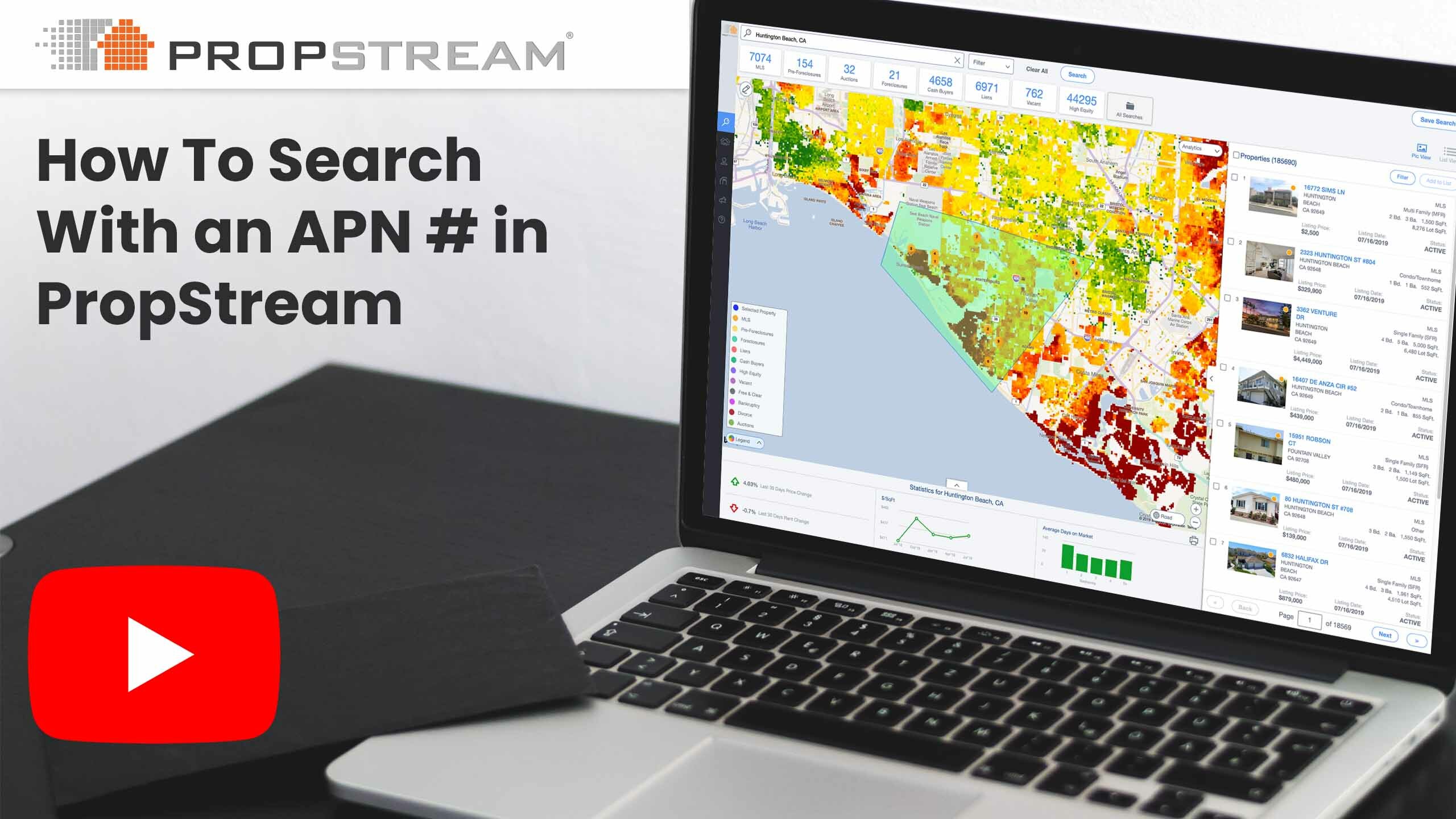 How To Search With an APN # in PropStream