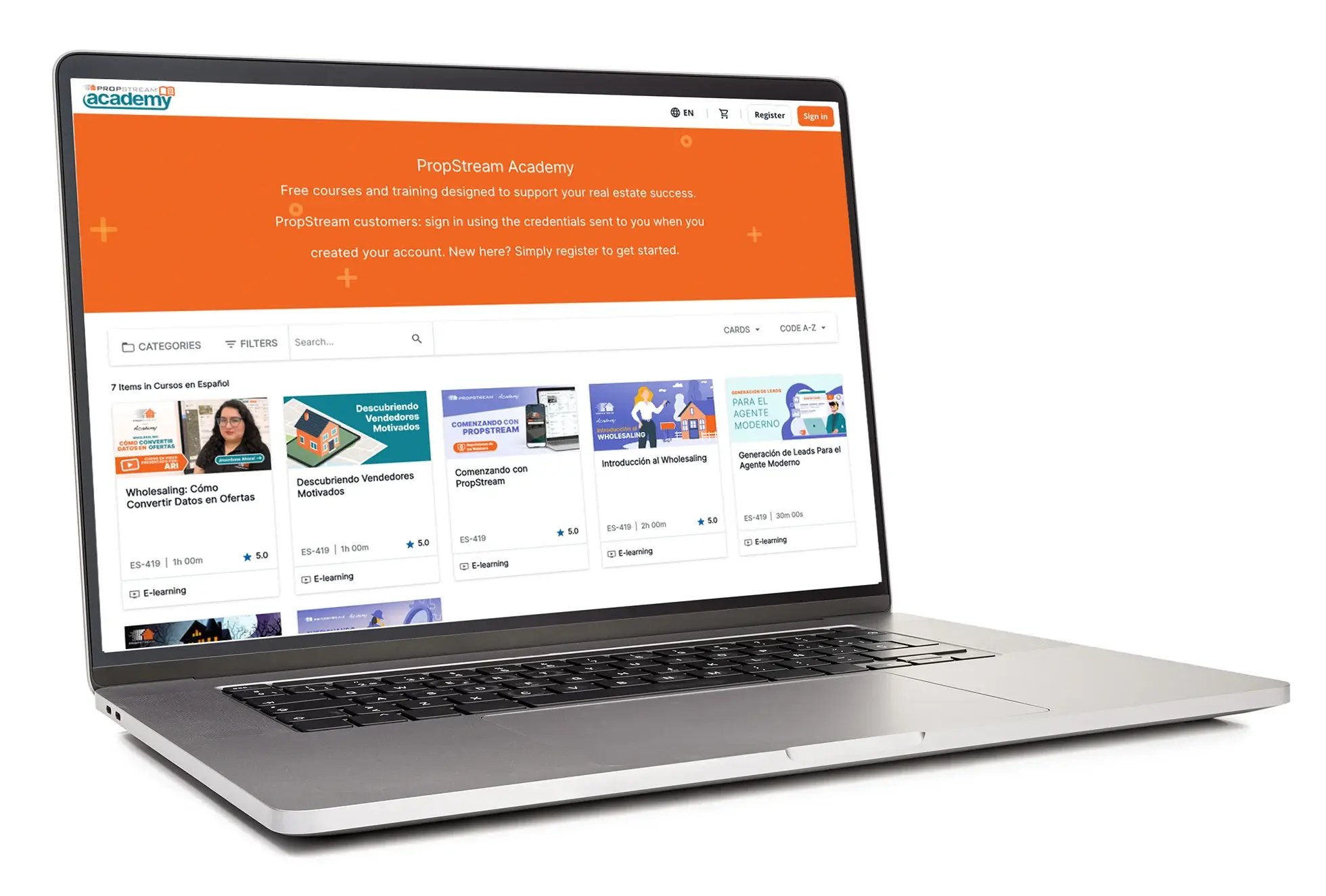 PropStream Academy Courses in Spanish PropStream Academy Courses in Spanish