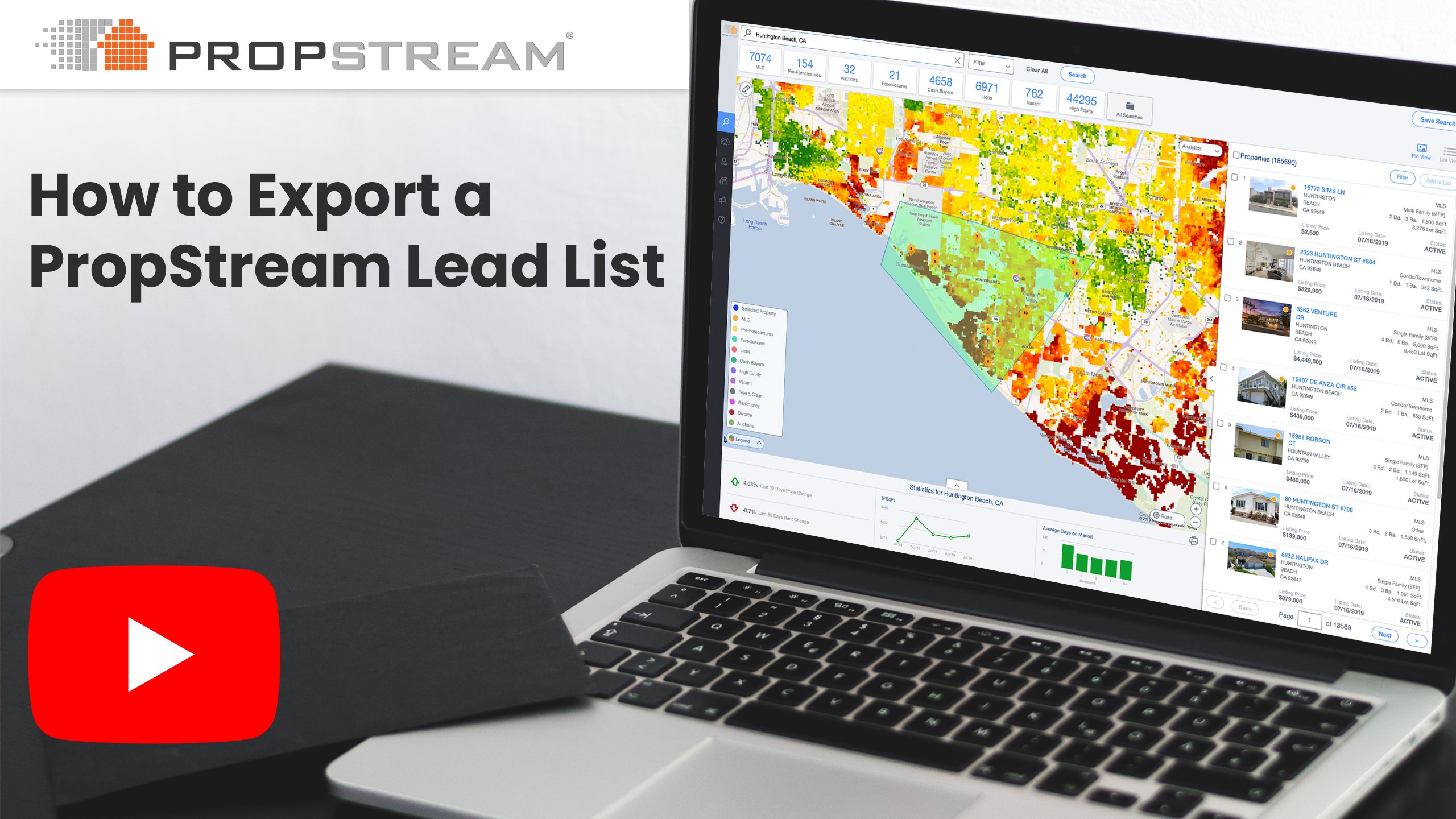 How to Export a PropStream Lead List