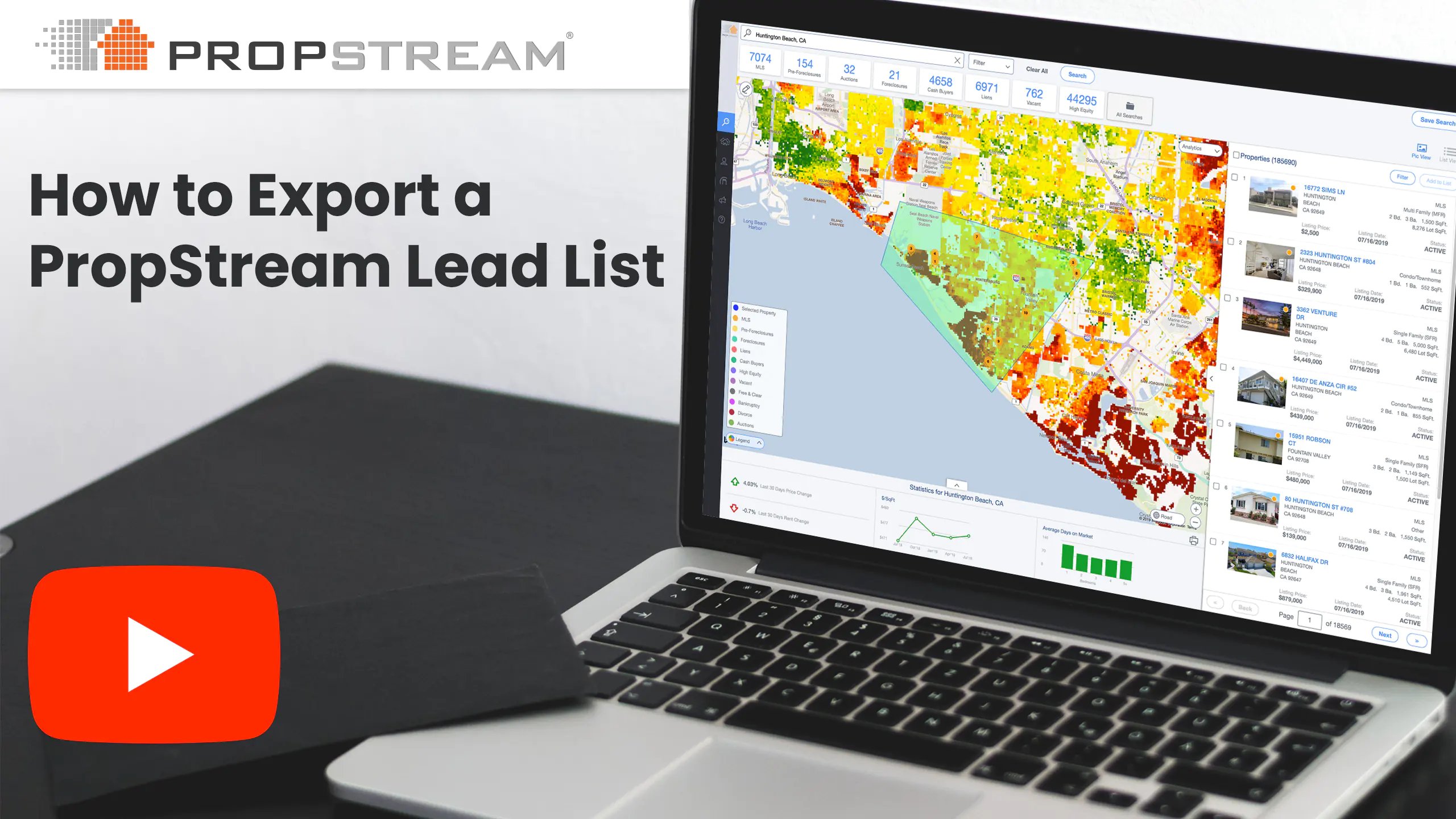 How to Export a PropStream Lead List