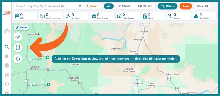 updated draw search tool with 3 new modes.