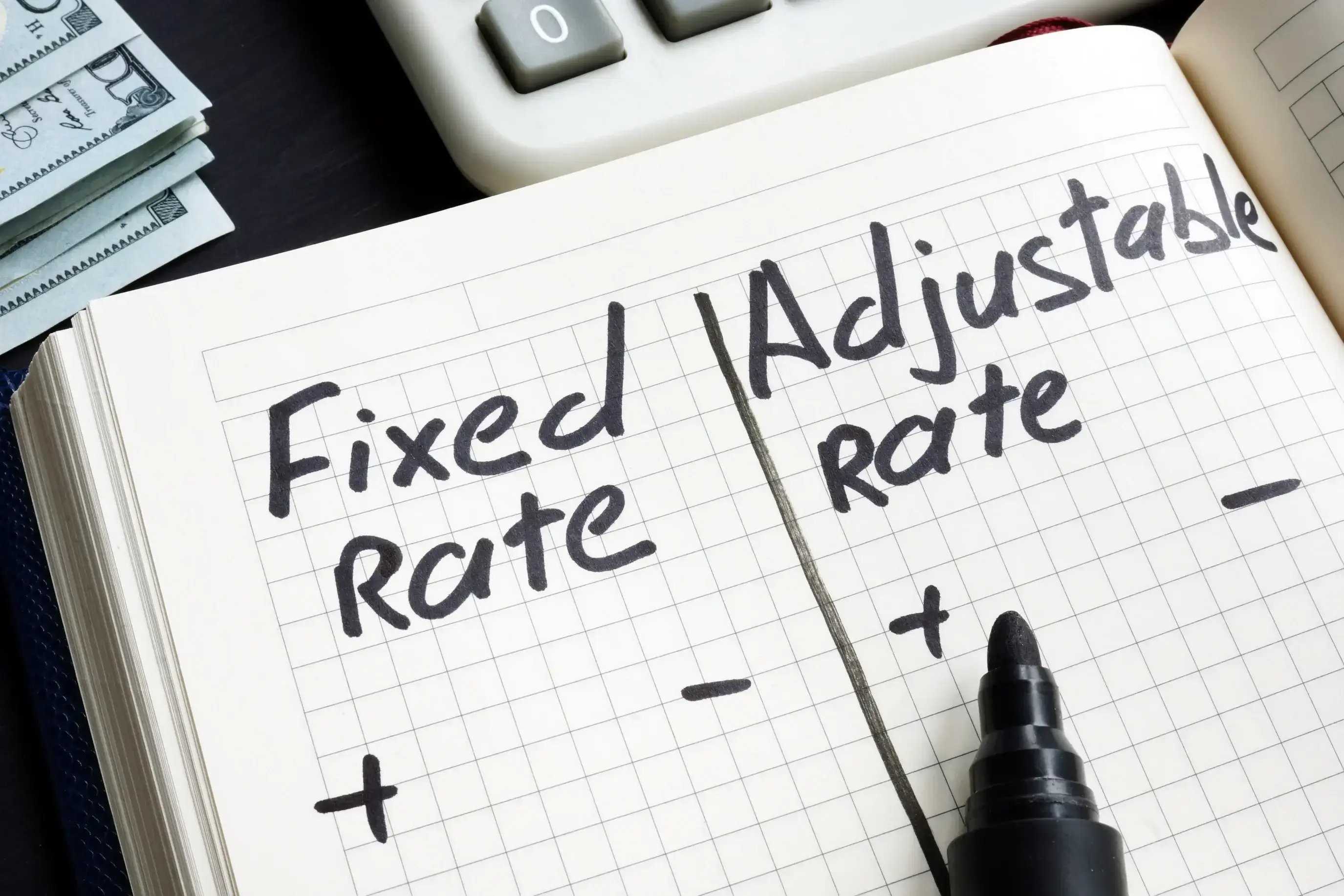 fixed rate / adjustable rate