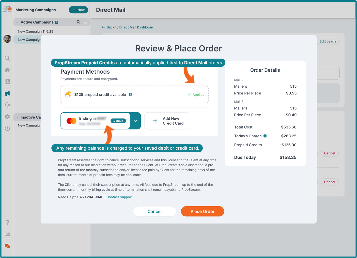 Direct Mial Billing Guide