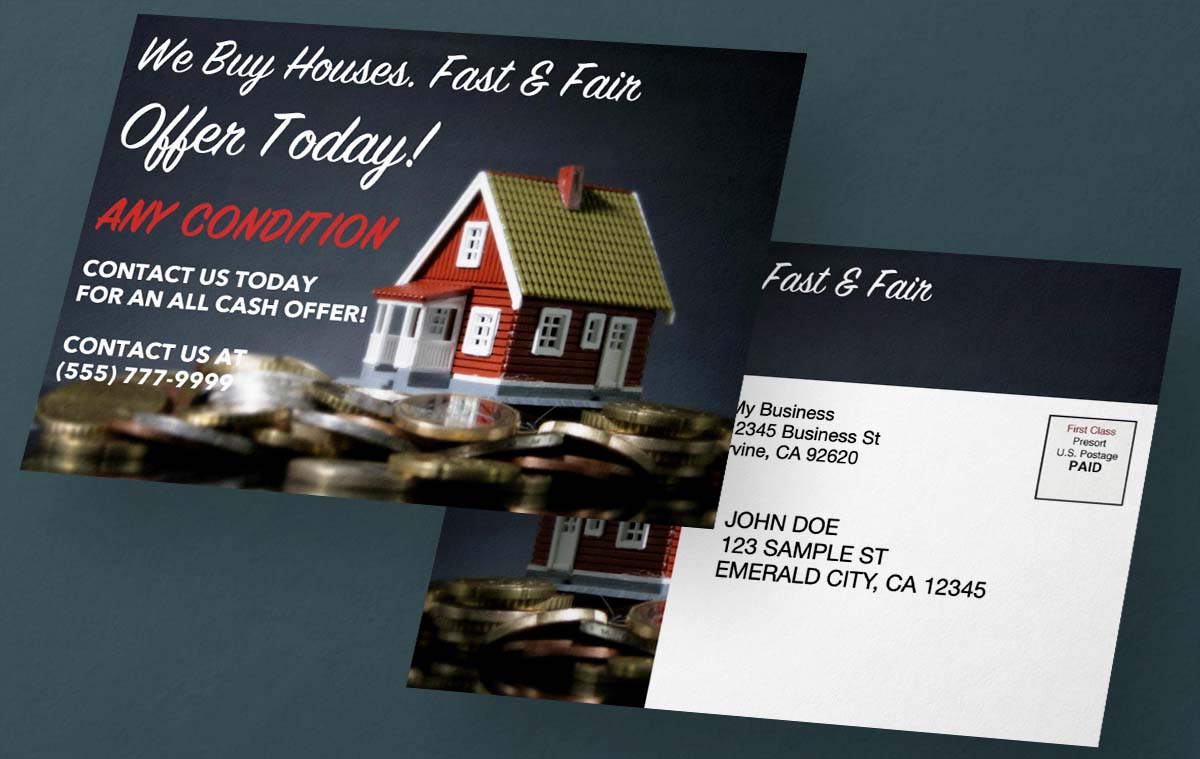 marketing postcards