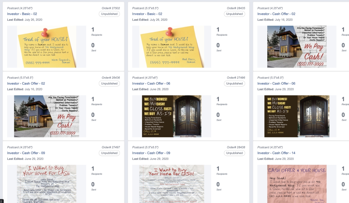 postcards