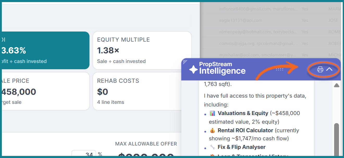 print chat transcript graphic