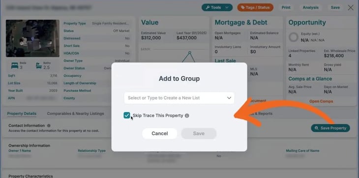 property details card