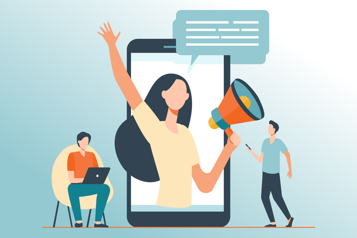 Lean into social media image