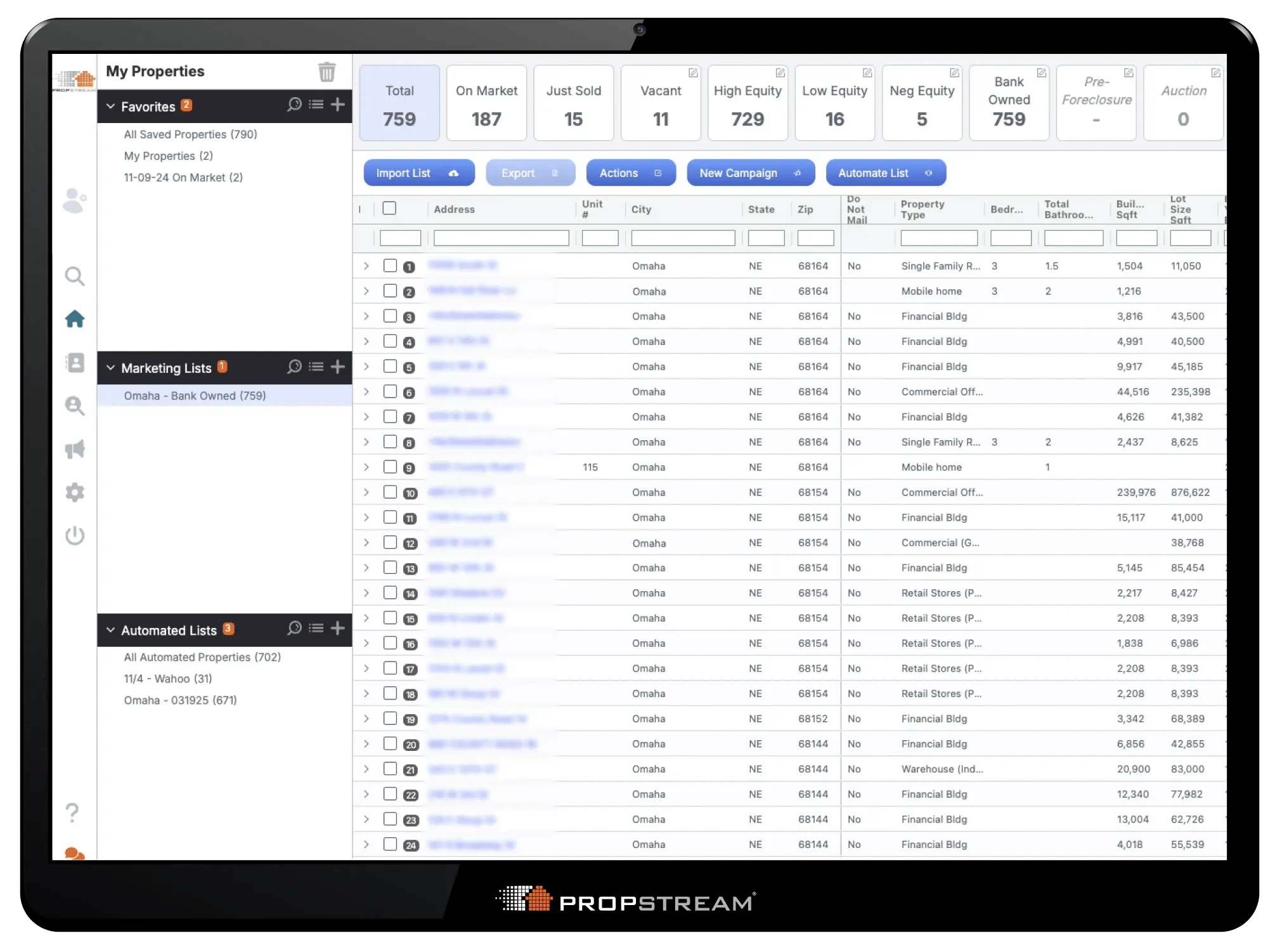 propstream lead automator for brokers