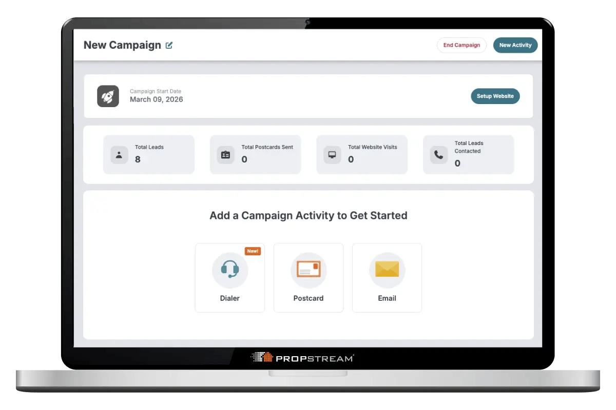 propstream dialing campaigns
