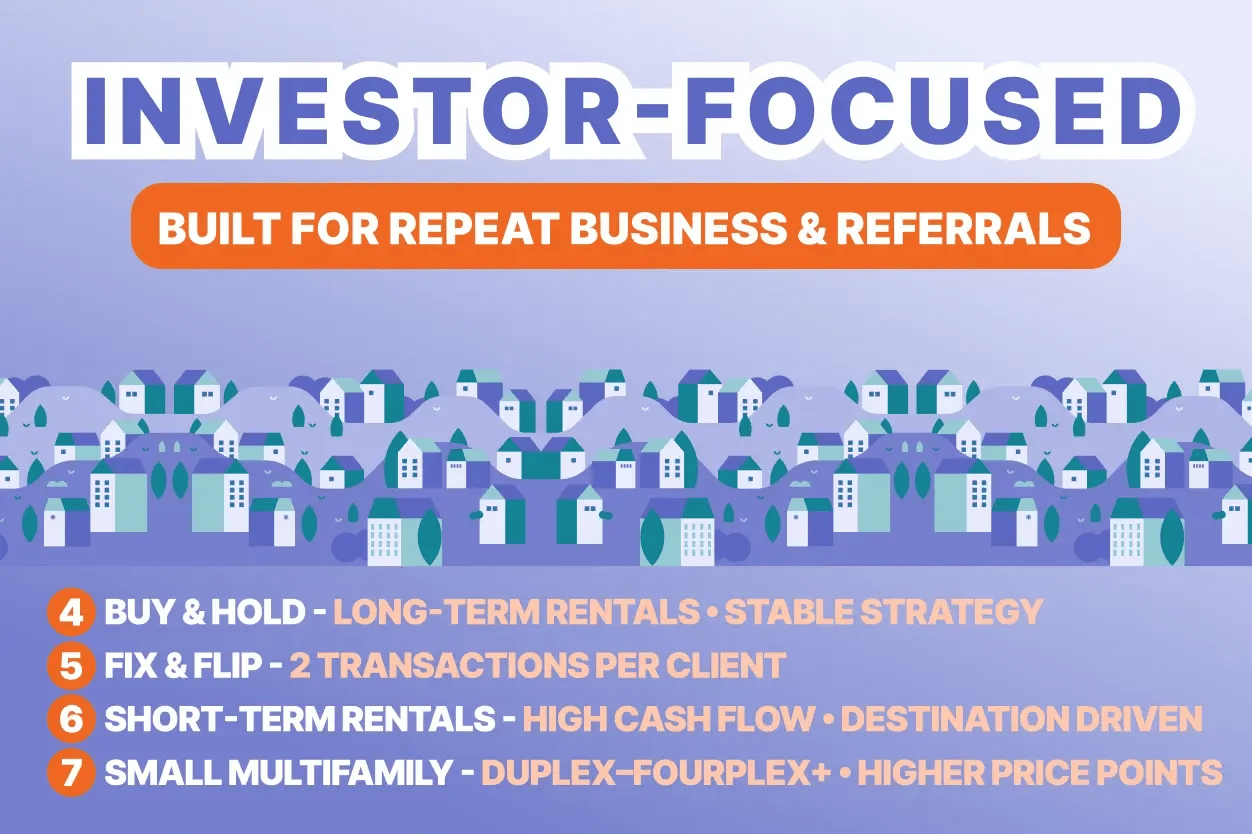 graphic showcasing the niches of this category (Investors)