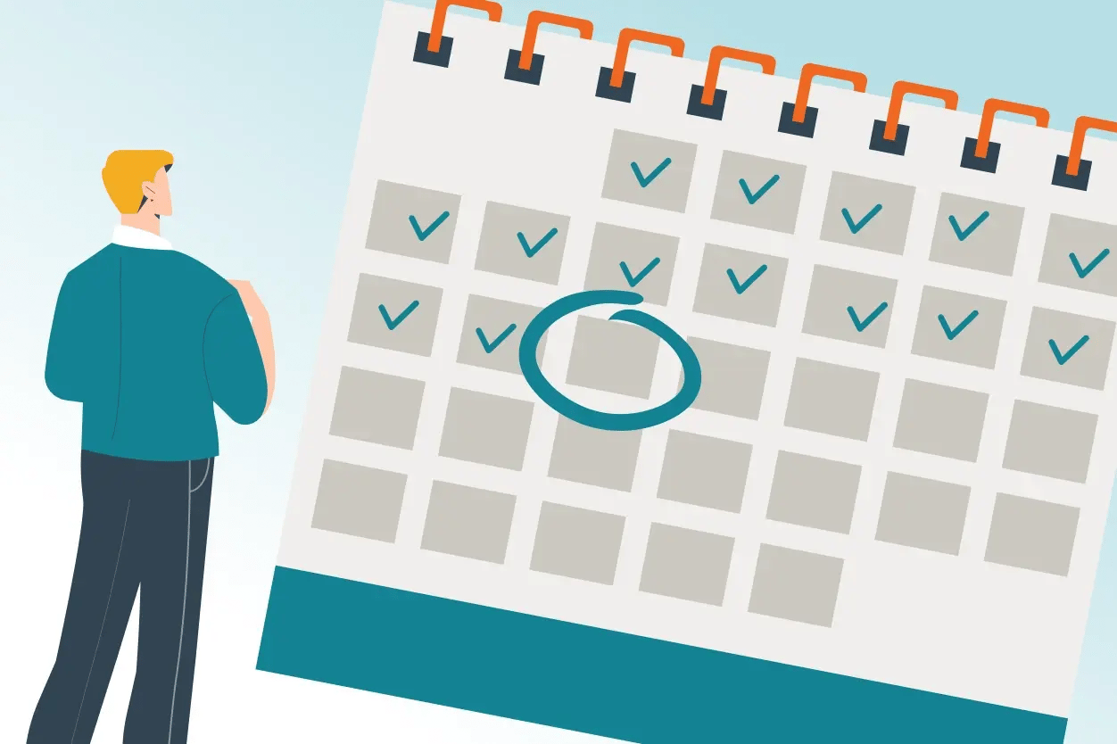 Real Estate Rewards consistency - a calendar view