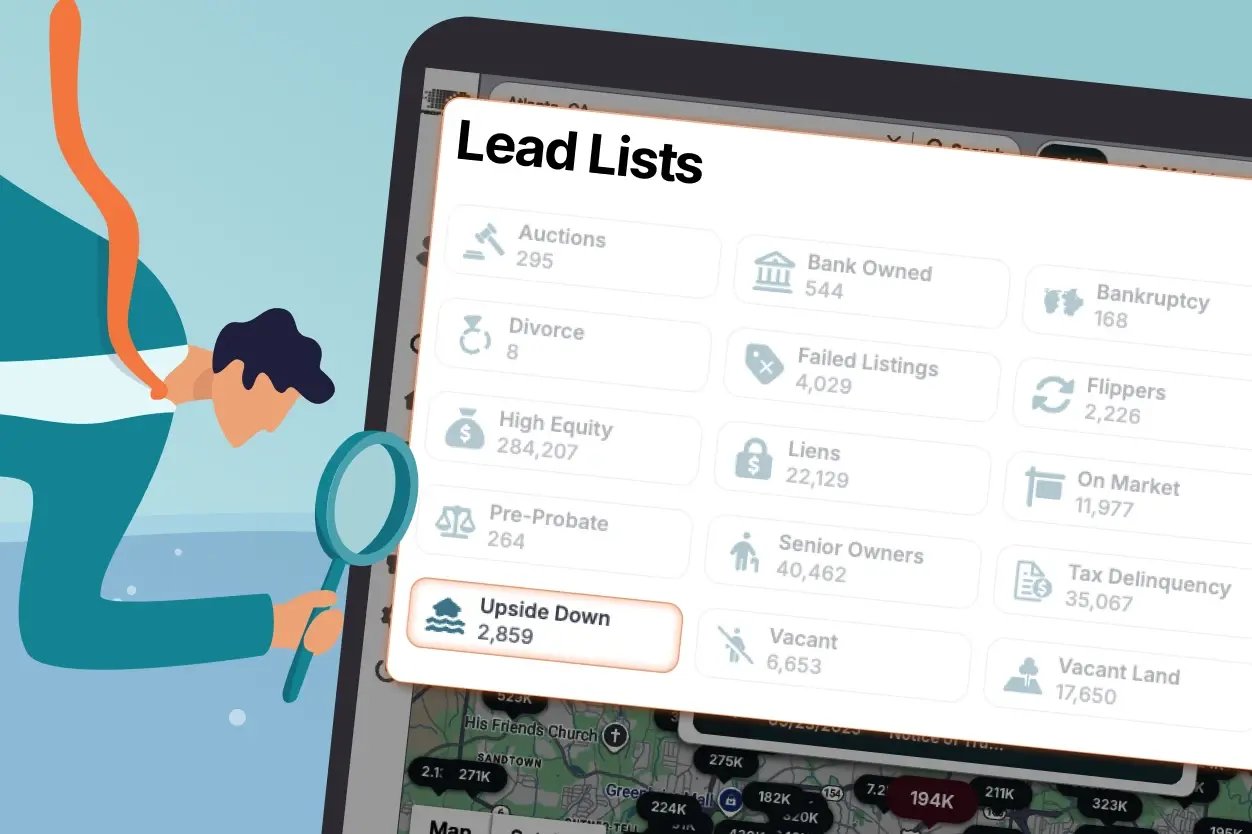 Find Potential Upside Down Leads with PropStream