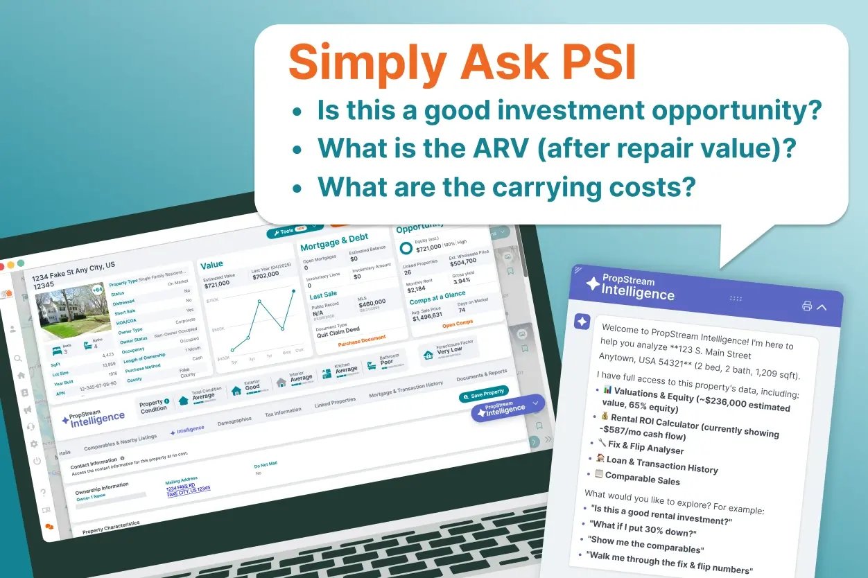 PropStream Intelligence - preview