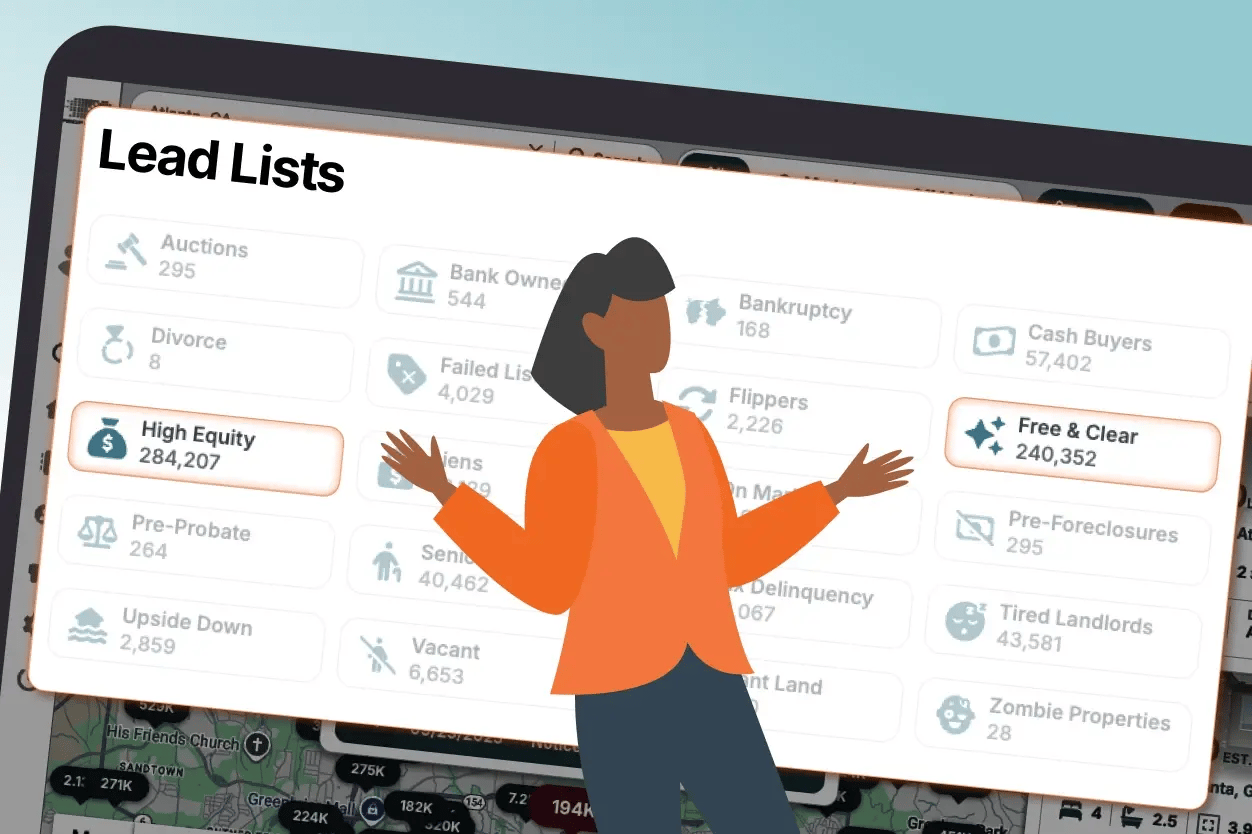 high equity lead lists in PropStream
