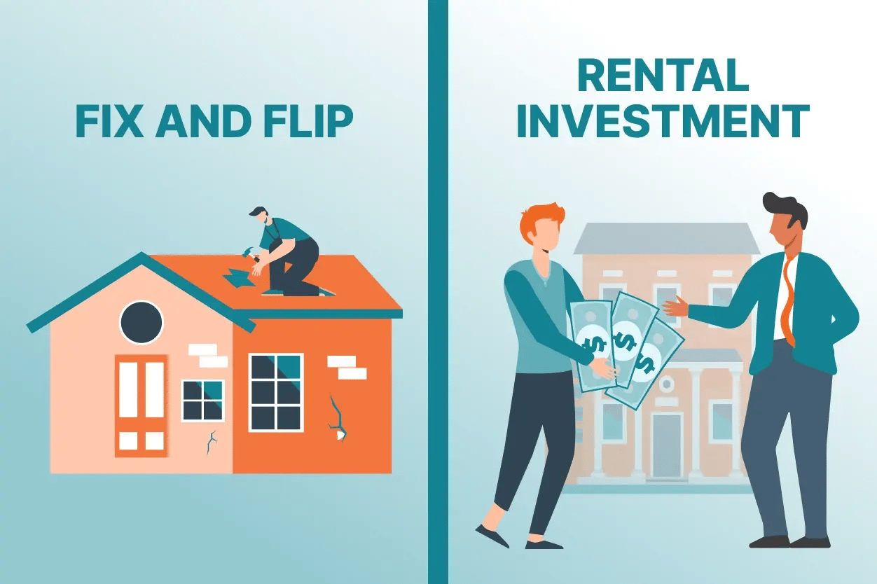 fix and flip vs rental