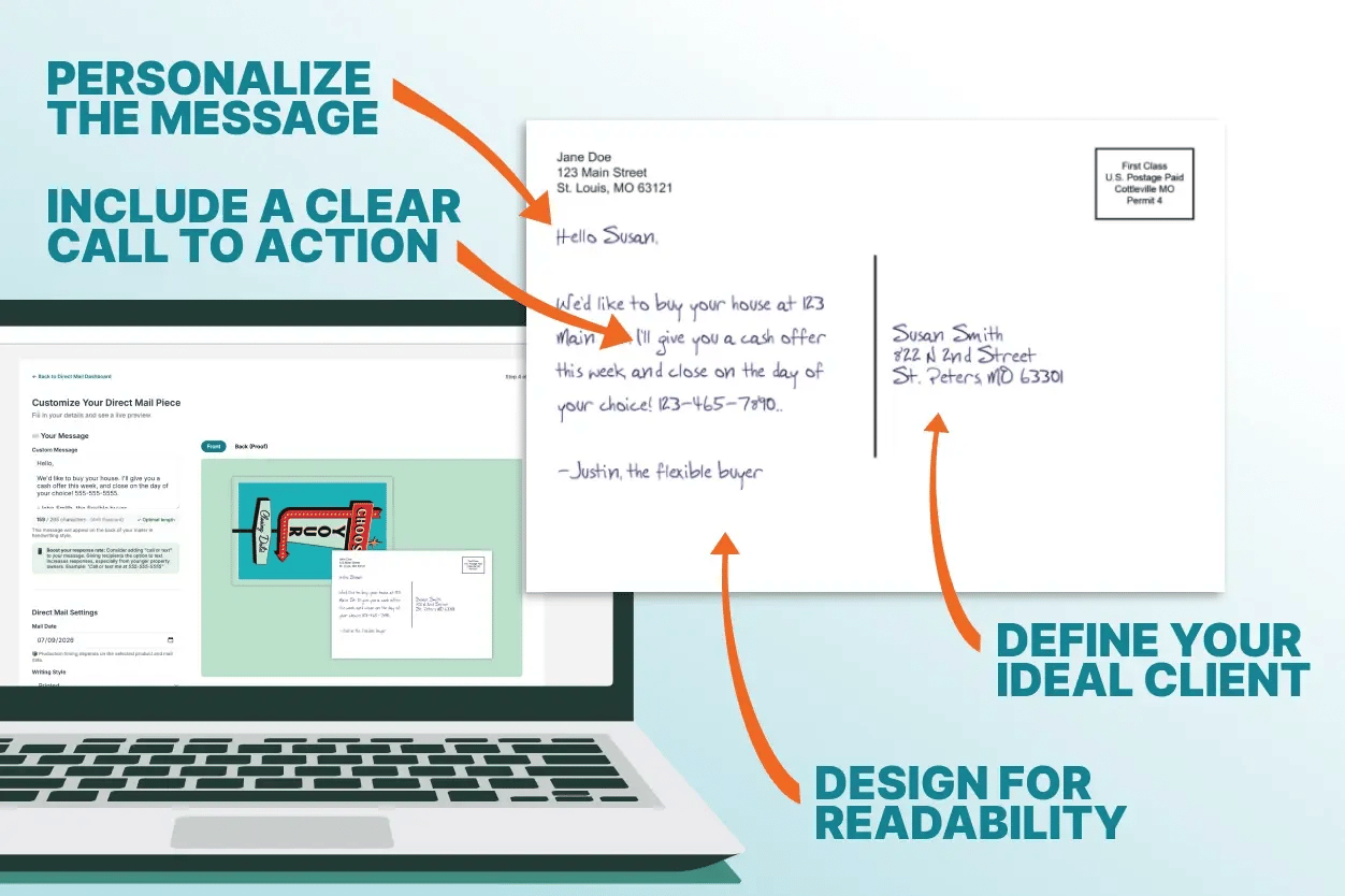 Direct mail best practices infographic